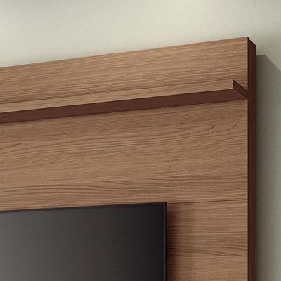 Estante Home Theater órbis Castanho Off White - Hb Móveis