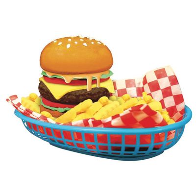Mini Kit de Slime de Hamburger Slimy DIY Street Food Crush