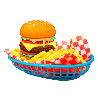 Mini Kit de Slime de Hamburger Slimy DIY Street Food Crush