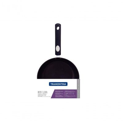 Frigideira Rasa Tramontina Solar Silicone 20cm Em Inox E Revestimento Interno Antiaderente