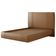 Cama Casal Flutuante Com Cabeceira 140cm Astra S04 Couríssimo Caramelo - Lyam Decor
