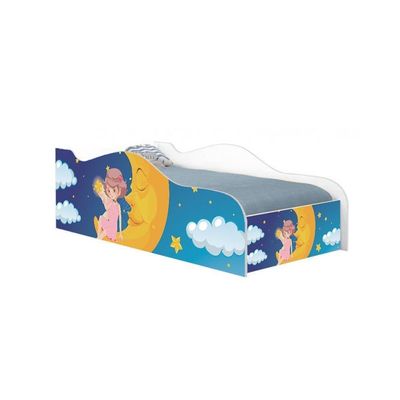 Cama Carro Fun Adesivada Fadinha Encantada Solteiro