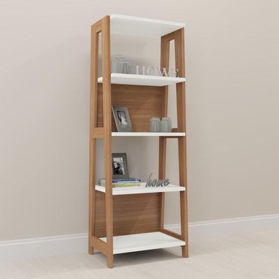 Estante Escada com Prateleiras Trend Hanover/Off White - Artesano