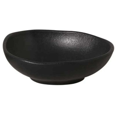 Kit 6 Cumbucas Orgânicas Preto Matte 265ml Porto Brasil Cerâmica Bowls Salada Porções
