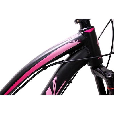 Bicicleta Ksw Aro 29 Feminina Alumínio 21 Marchas Freio A Disco Preto Fos -ad Rosa 21