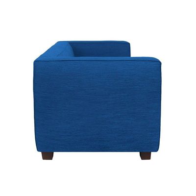 Sofá Namoradeira Amsterdam 1,40m Suede Azul Marinho - Inova Decorações