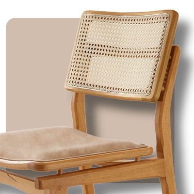 Conjunto Com 2 Banquetas Eva Premium Milano Imbuia Natural