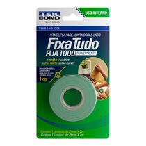 Fita Acrílica Dupla Face Interior 25mmX2m Tekbond