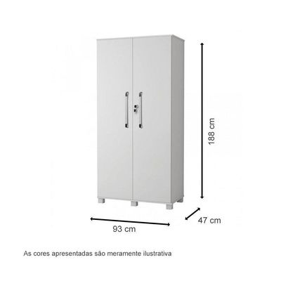 Multiuso 02 Portas Dacar Branco - Carmolar