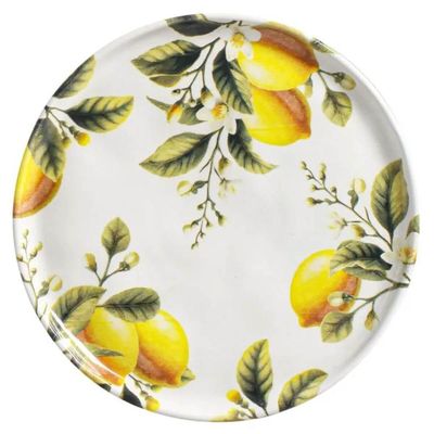 Prato De Sobremesa Bio Limonata 21,5cm Porto Brasil Cerâmica Servir Torta Doces