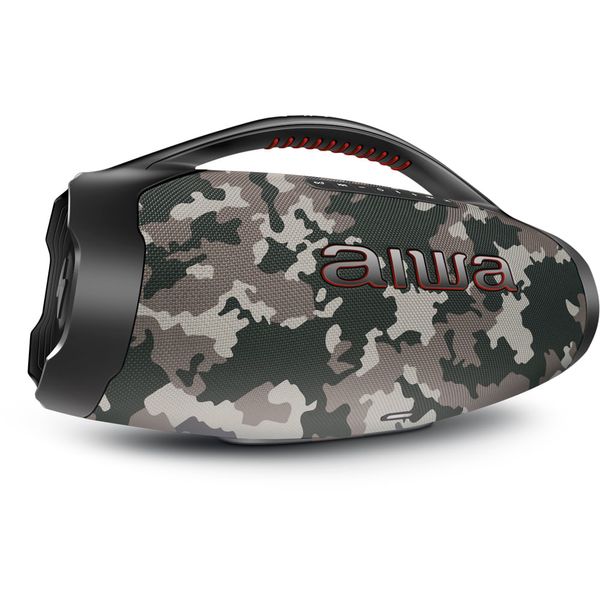 Caixa de Som Boombox Plus AIWA BBS-01-BG 200W Bluetooth 30H IP66 USB Cinza BIV