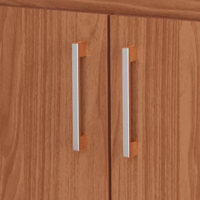 Balcão Para Cooktop 1,20m 5 Bocas 2 Portas E 3 Gavetas Turim Nature