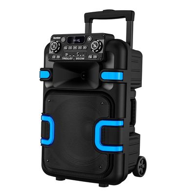 CAIXA ACUSTICA BLUETOOTH 12 POL TROLLEY 850 850w BOMBER