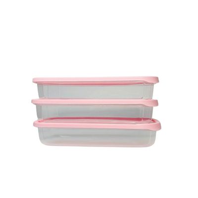 Kit 3 Potes Linha Mais 710ml Plasvale Rosa