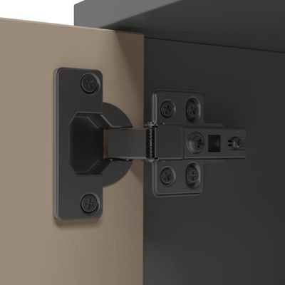 Cozinha Infantil Com Refrigerador Diana Em Mdf Cinza - Ofertamo