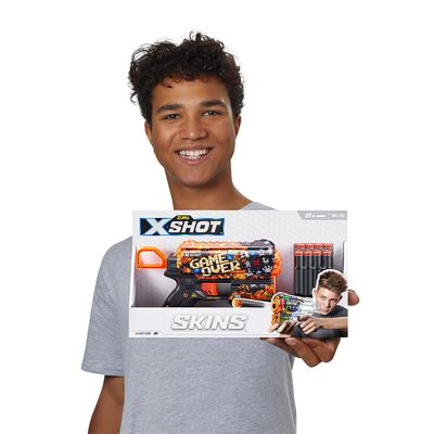Lançador de Dardos X-Shot - Skins Flux - Game Over