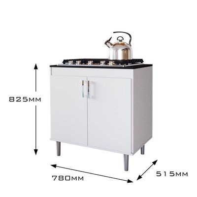 Balcão Cooktop Turim 2 Portas - Movelove Branco