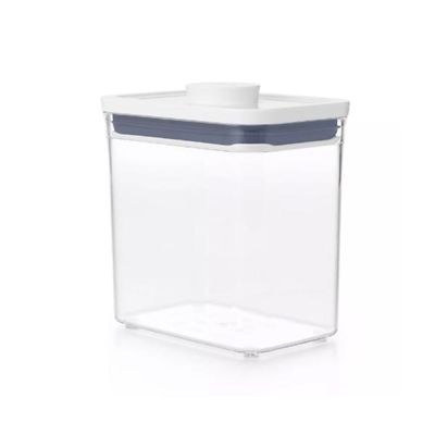 Pote hermético retangular Oxo Pop 15,7x10,6x17,6cm 1,6 litro