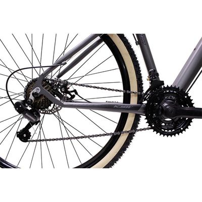 Bicicleta Aro 29 Ksw 21 Marchas Alumínio Cambio Shimano Freio A Disco Grafite Fosco -ad Pto 15