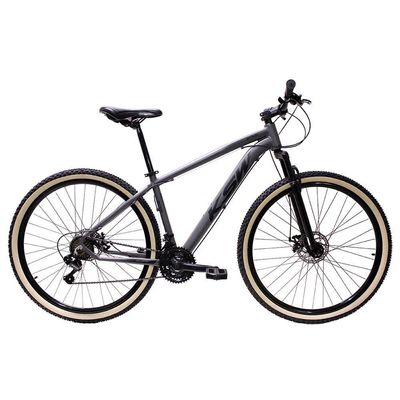 Bicicleta Aro 29 Ksw 21 Marchas Alumínio Cambio Shimano Freio A Disco Grafite Fosco -ad Pto 15