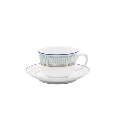Jogo de Jantar e Chá Oxford Flamingo Lazuli 30 Peças Porcelana