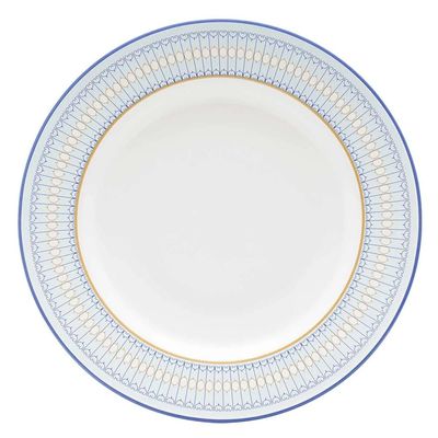 Jogo de Jantar e Chá Oxford Flamingo Lazuli 30 Peças Porcelana