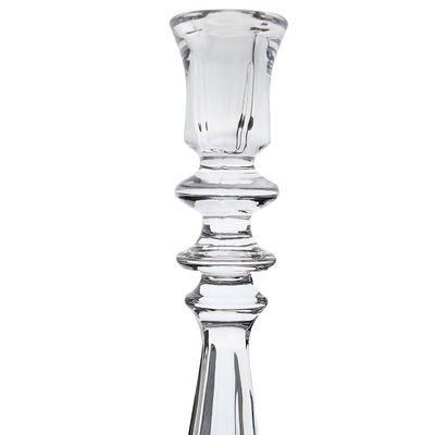 Castiçal em cristal ecológico L'Hermitage La Voir 10x32,7cm