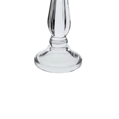 Castiçal em cristal ecológico L'Hermitage La Voir 10x32,7cm