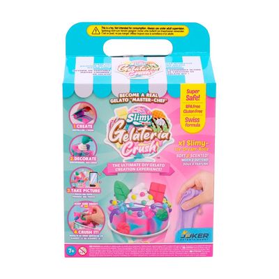 Kit Slime de Sorvete Slimy Gelateria - Sorvete de Rolo Morango