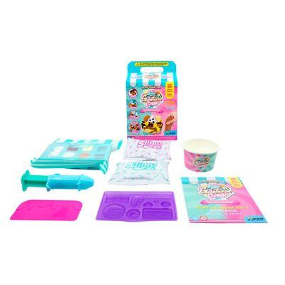 Kit Slime de Sorvete Slimy Gelateria - Sorvete de Rolo Chocolate