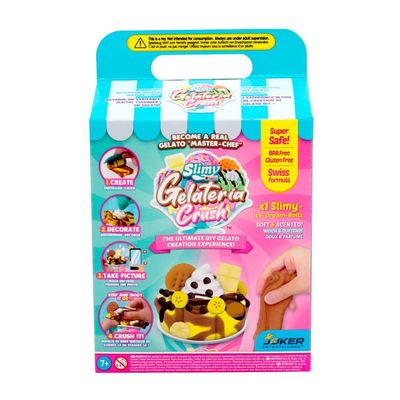 Kit Slime de Sorvete Slimy Gelateria - Sorvete de Rolo Chocolate