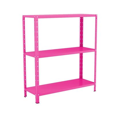 Estante Aço 3 Prateleiras Eaf007 Rosa
