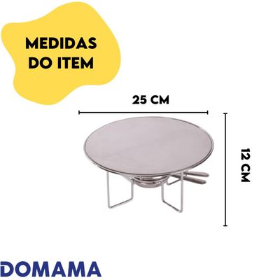 Rechaud Suporte Redondo com Queimador Prime