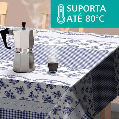 Toalha Mesa Salehtex Térmica Portuguesa 1,38m x 1,38m