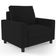 Poltrona Decorativa Para Sala De Estar E Recepção Malta L02 Suede Preto - Lyam Decor