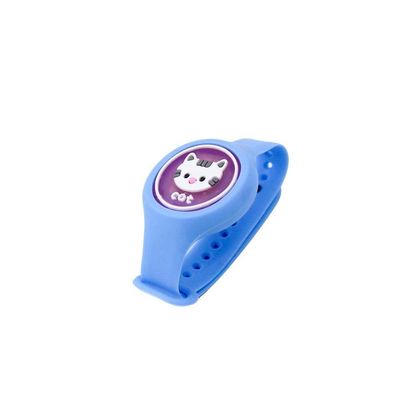 Pulseira Relogio Infantil Anti Mosquito Repelente Figurinhas Azul