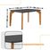 Conjunto Mesa Liz 120cm Mdf Com 4 Cadeiras Athenas Moderna Veludo Marrom/grafite/imbuia