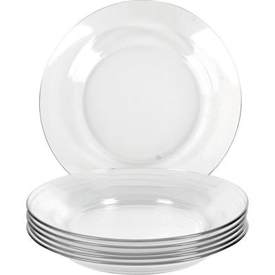 Conjunto 8 Pratos Fundo Astral Vidro Dura Duralex - Nadir
