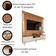 Rack Com Painel Sevilla Led Efeito Ripado 3d Para Até 70 Polegadas 183cm Jequitibá-off White