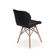 Kit 08 Cadeiras Charles Eames Eiffel Slim Wood Preta
