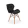 Kit 08 Cadeiras Charles Eames Eiffel Slim Wood Preta
