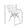 Kit 08 Cadeiras Charles Eames Eiffel Slim Wood Preta