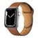 Pulseira De Couro Para Apple Watch 42 / 44 / 45Mm - Marrom - Gshield