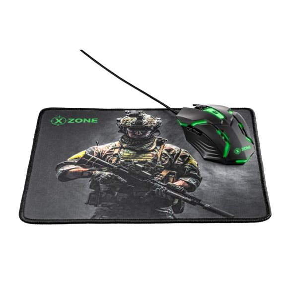 Kit Gamer 2 em 1 Mouse e Mousepad Xzone - GTC-03 COMBO GTC-03 NA 2 EM 1 Kit Gamer 2 em 1 Mouse e Mousepad Xzone - GTC-03 COMBO GTC-03 NA 2 EM 1