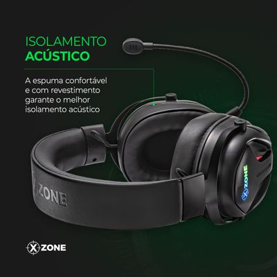Headset Gamer 7,1 Xzone Preto GHS-04 Bivolt
