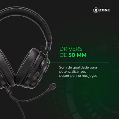 Headset Gamer 7,1 Xzone Preto GHS-04 Bivolt