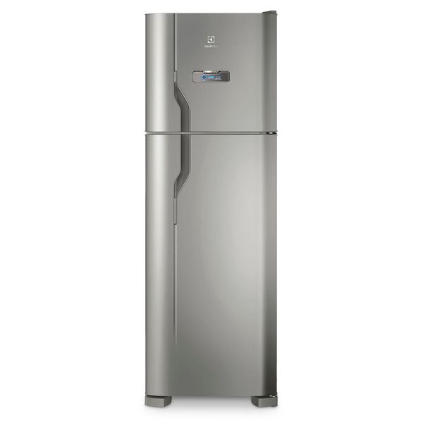 Geladeira Electrolux Frost Free 371L Turbo Congelamento Duplex Cor Inox (DFX41) 127V