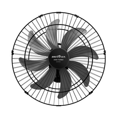 Ventilador de Parede Britânia 60cm 8 Pás Turbo BVT675 220V