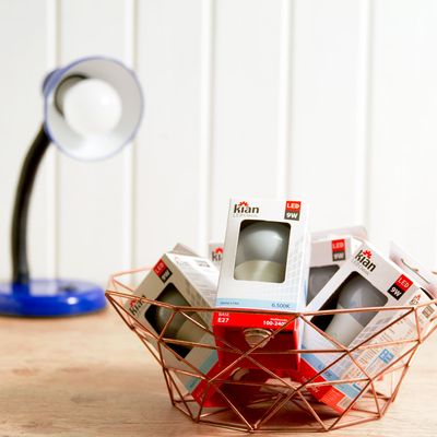 Kit 5 Lâmpadas Led 9W Kian Branca Bivolt Bivolt