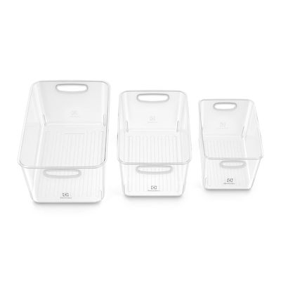 Kit Caixas Organizadoras Electrolux Experience 14,4 Litros Modular Não se aplica